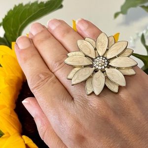 Large Flower Ring Statement piece